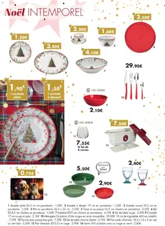 E.Leclerc - Prévisualisation de Assiette plate 26,5 cm en porcelaine, Plate 26.5 cm in porcelain. valide à partir de 02.12.2025 | Page: 4