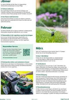 Lagerhaus  Checkliste Rasenpflege ab 01.01.2025 gültig | Seite: 3