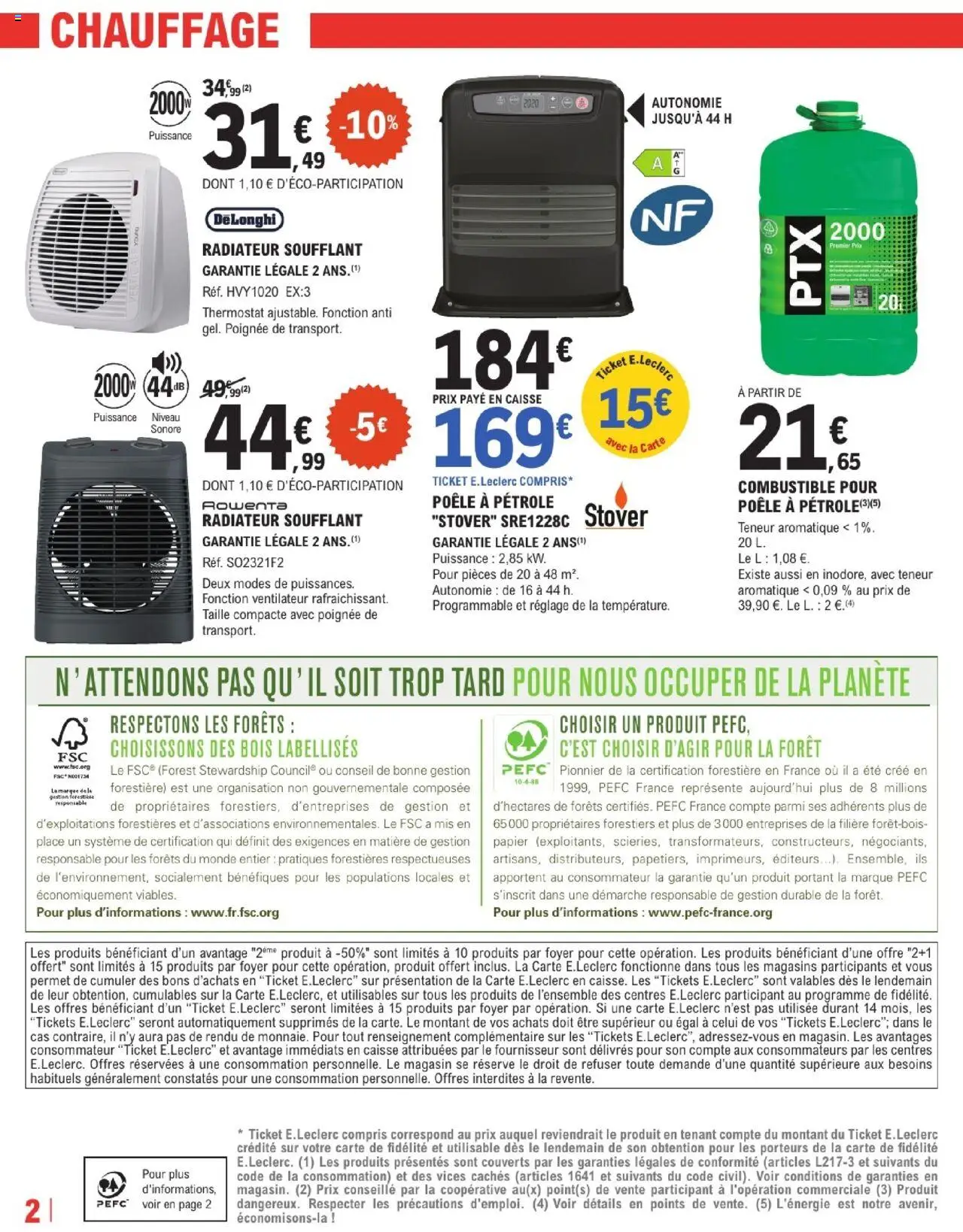  | Page: 2 | Produits: Ventilateur, Combustible, Poêle à pétrole, Radiateur