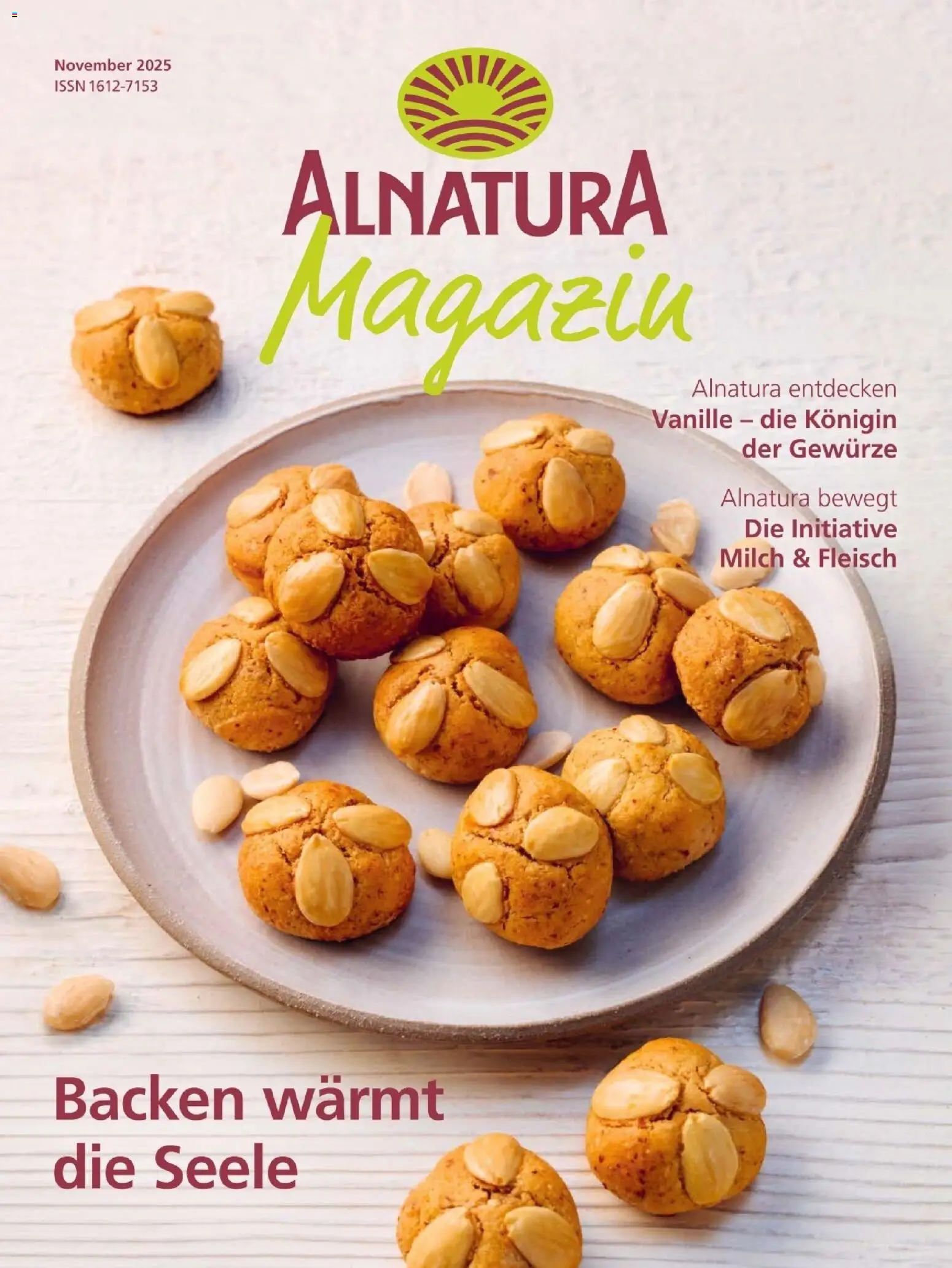 Alnatura Prospekt – gültig ab 01.11.2025 | Seite: 1 | Produkte: Milch, Gewürze, Fleisch