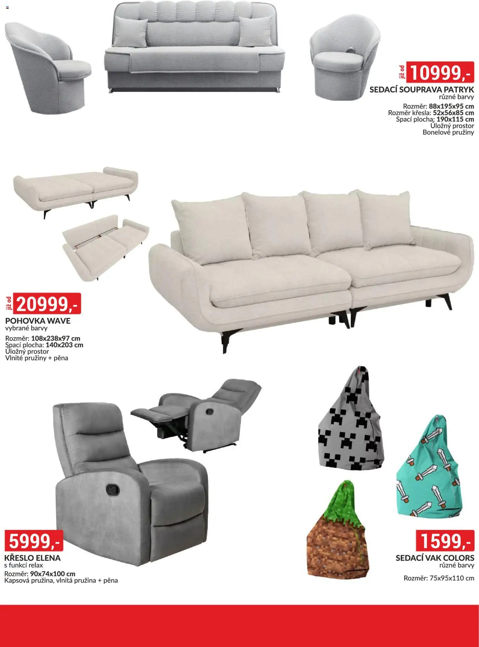 BAUMAX leták - Vaše bydlení, vaše pravidla od 01.11.2025 | Strana: 30 | Produkty: Sedací souprava, Sedací vak, Pohovka, Křeslo