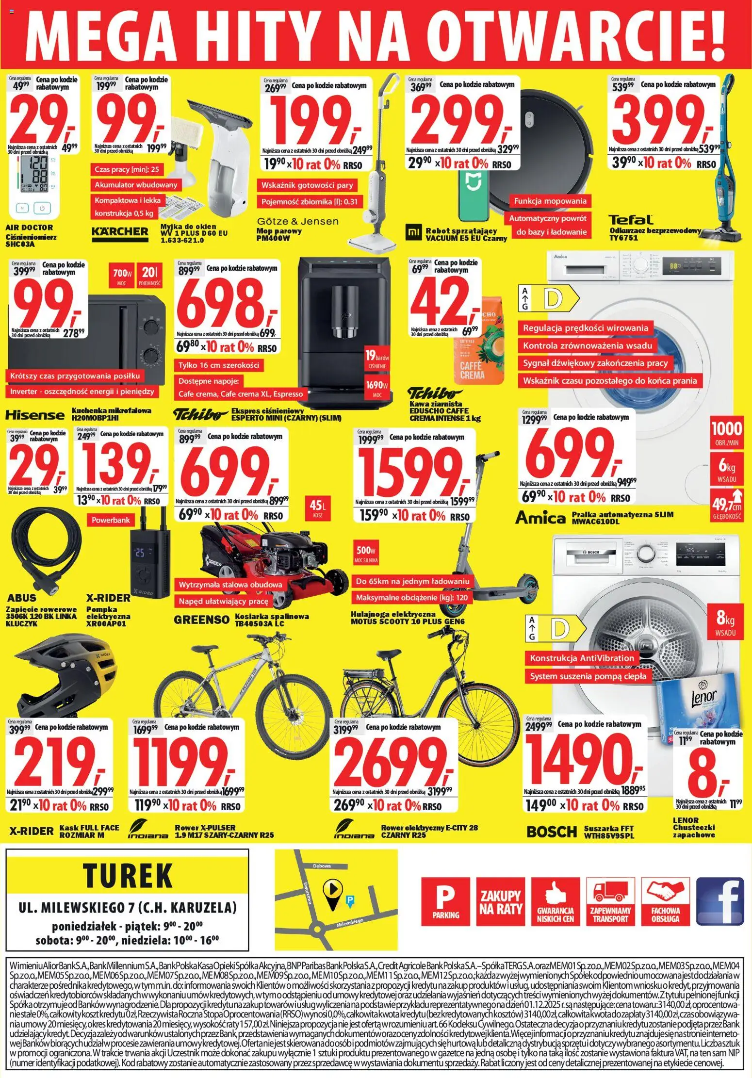 Mediaexpert promocje - Otwarcie po remoncie Turek od 26.03.2026 | Strona: 8 | Produkty: Napoje, Tchibo kawa ziarnista, Kosz, Kawa