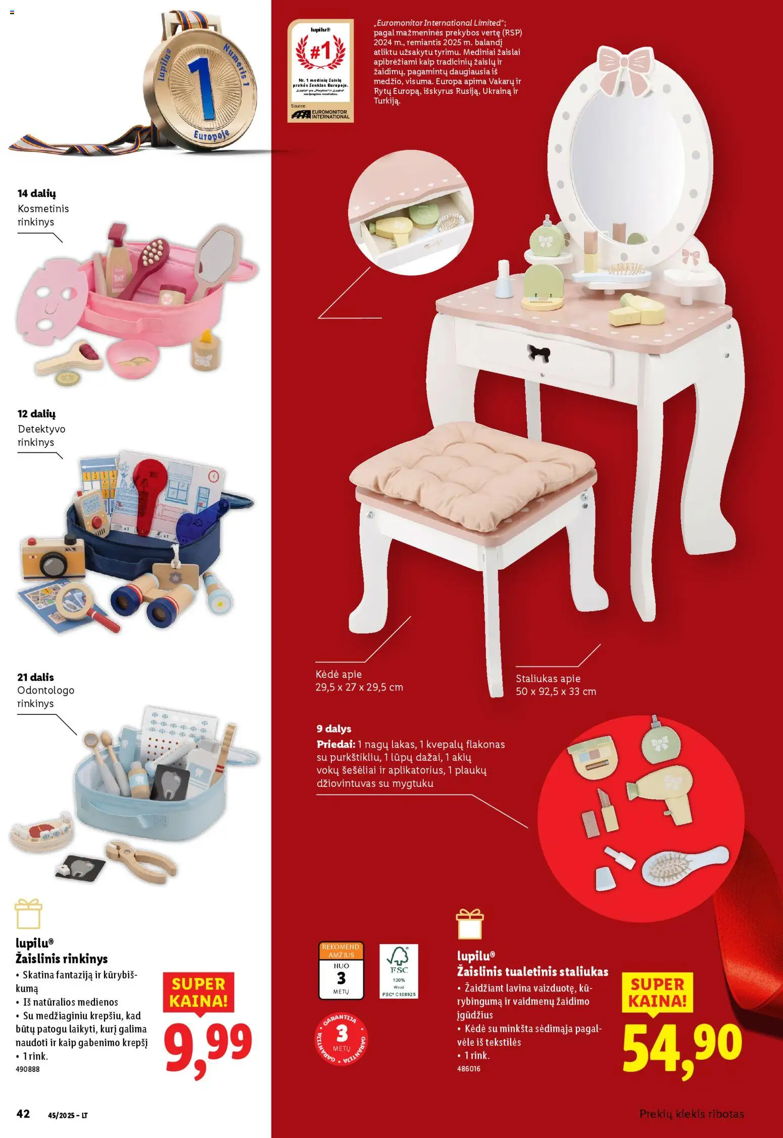 LIDL akcijos nuo 27.11.2025 | Puslapis: 42 | Prekių: Kėdė