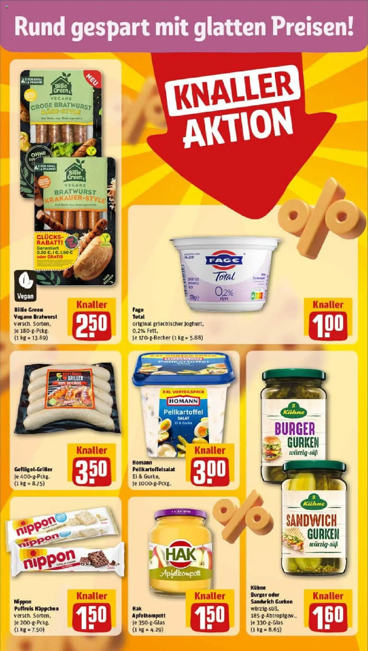 Rewe prospekt Linz Am Rhein	 - gültig ab dem 29.06.2025 | Seite: 24 | Produkte: Bratwurst, Apple, Gurken, Salat