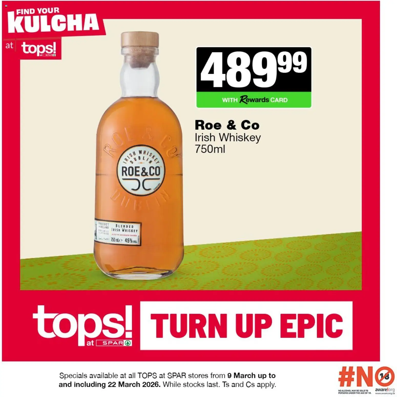 New Tops at Spar catalogue – valid from 09.03.2026 | Page: 9 | Products: Whiskey