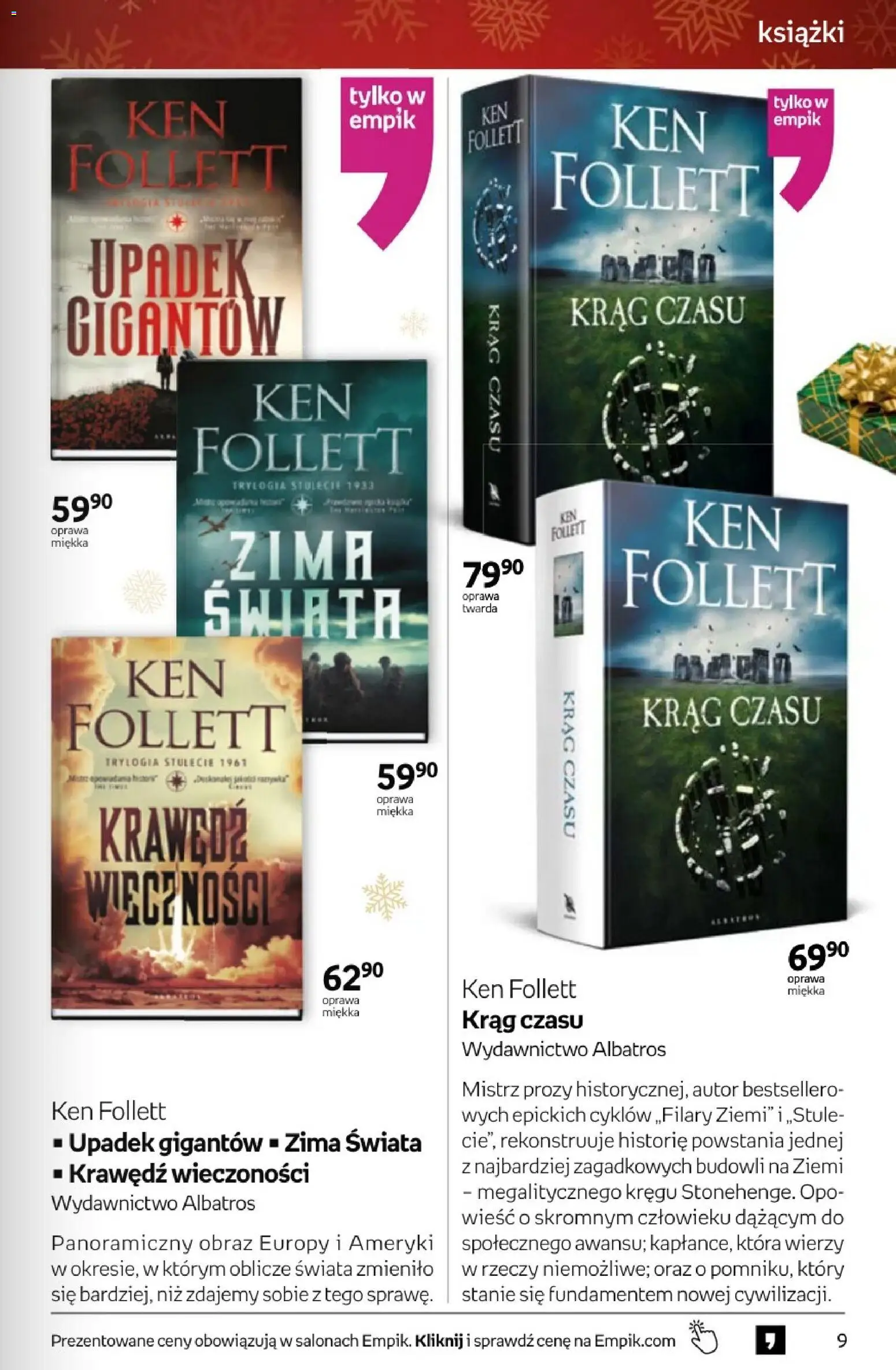 Empik promocje - Tom kultury Książki od 12.11.2025 | Strona: 9 | Produkty: Książki