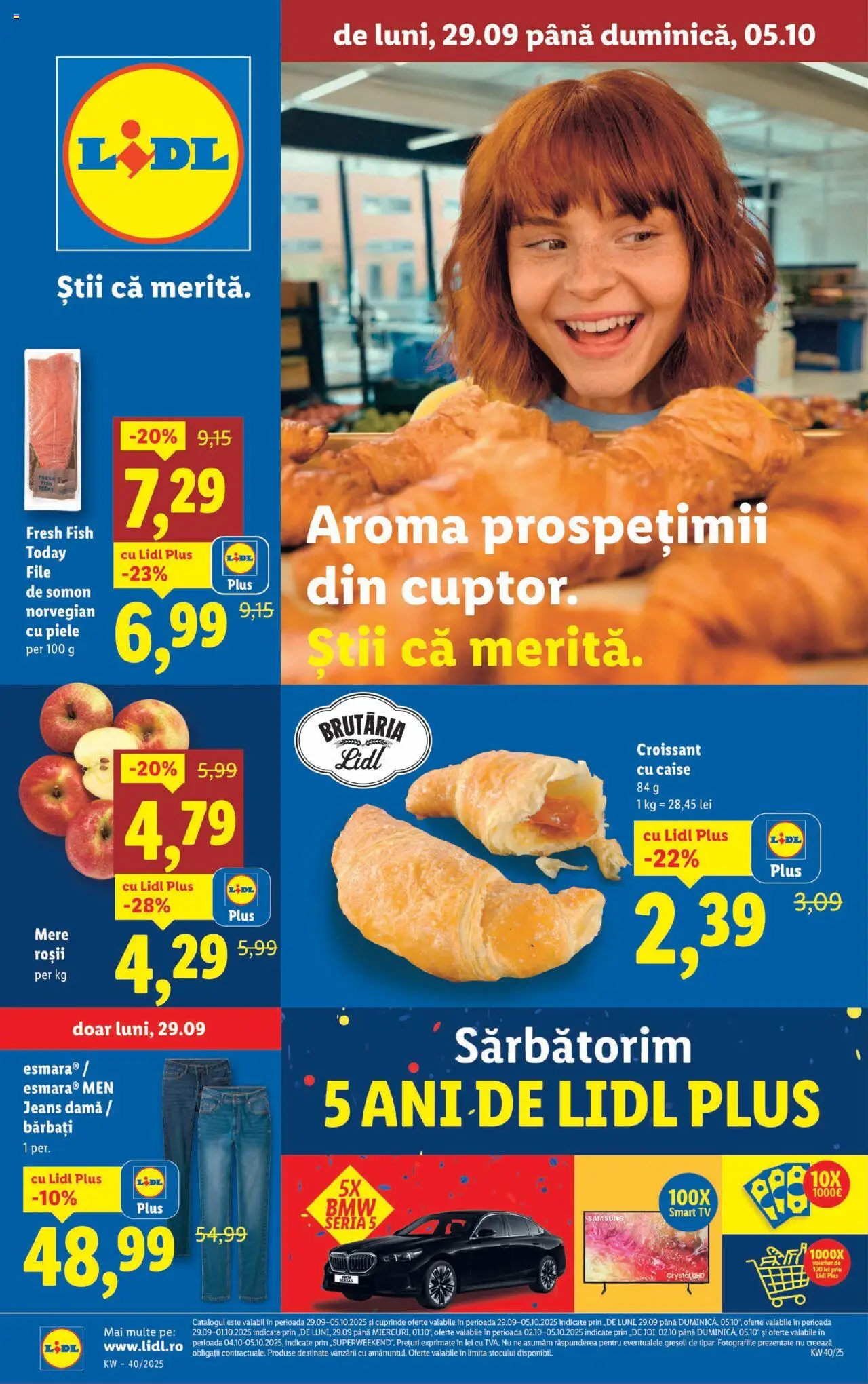 Noul catalog Lidl – valabil de la 29.09.2025 | Pagină: 1 | Produse: Mere, Roșii, Ahtapot