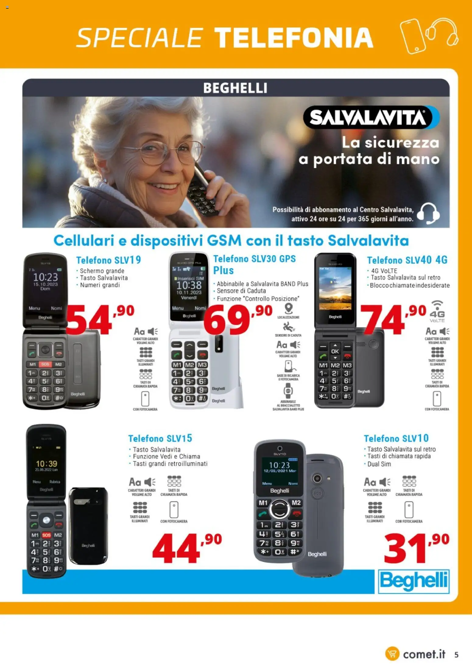 Volantino Comet del 13.11.2025 | Pagina: 5 | Prodotti: Schermo, Telefono, Fotocamera