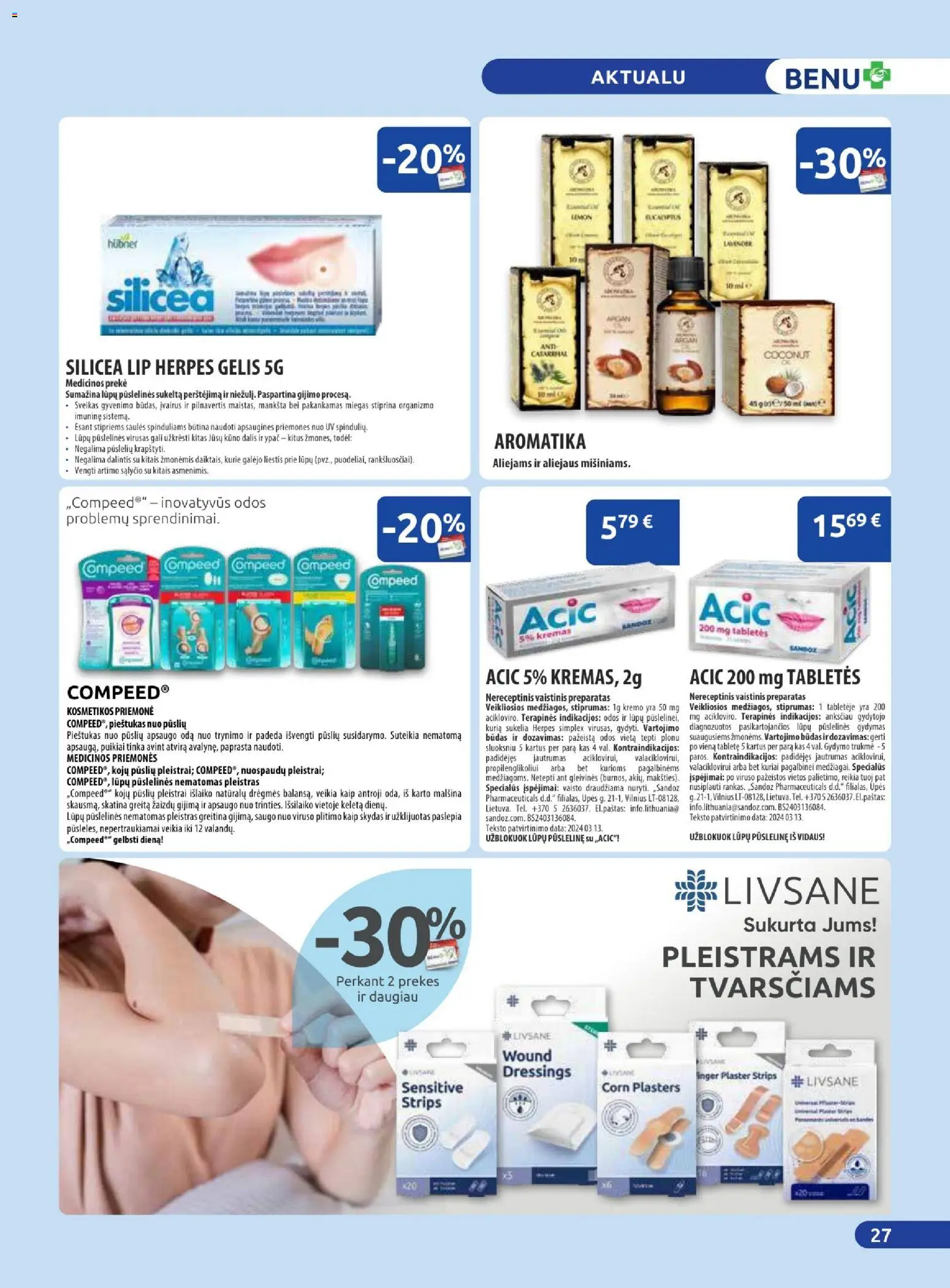 BENU akcijos nuo 01.12.2025 | Puslapis: 27 | Prekių: Kremas