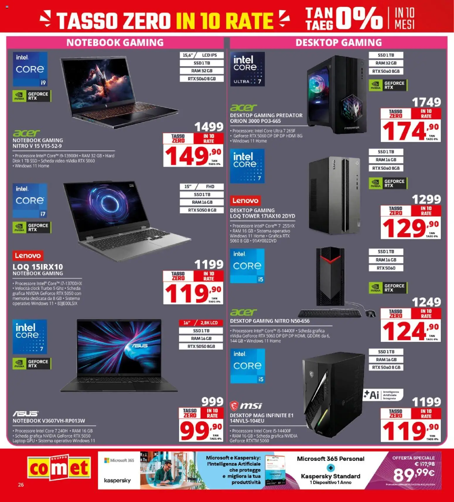 Volantino Comet del 09.04.2026 | Pagina: 26