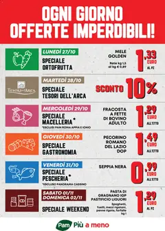 Anteprima del volantino Panorama Ogni giorno offerte imperdibili catalogo valido a partire dal 27.10.2025