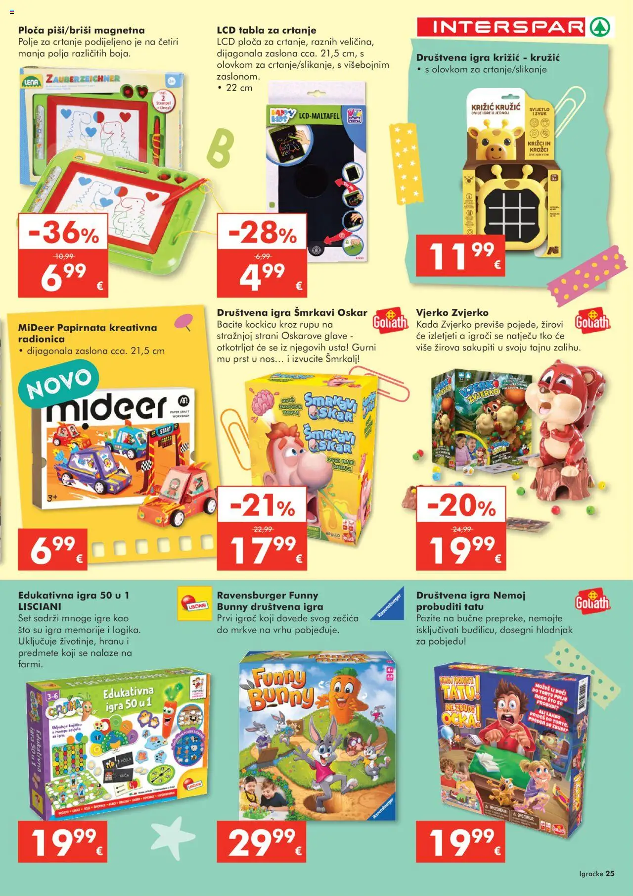 Interspar katalog | vrijedi od 22.10.2025 | Stranica: 25 | Proizvodi: Igrač, Igra, Hladnjak