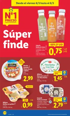 Vista previa Milbona Queso para untar a las finas hierbas, Queso para untar a las finas hierbas, 200 g válido desde el 02.03.2026 | Página: 34 | Productos: Queso, Ensalada, Παγωμένο τσάι, Queso para untar