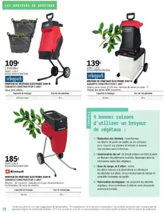 Brico E.Leclerc - Prévisualisation de Brico E.Leclerc Guide jardin | Varennes sur seine valide à partir de 18.02.2025 | Page: 26 | Produits: Sac, Plantes, Broyeur