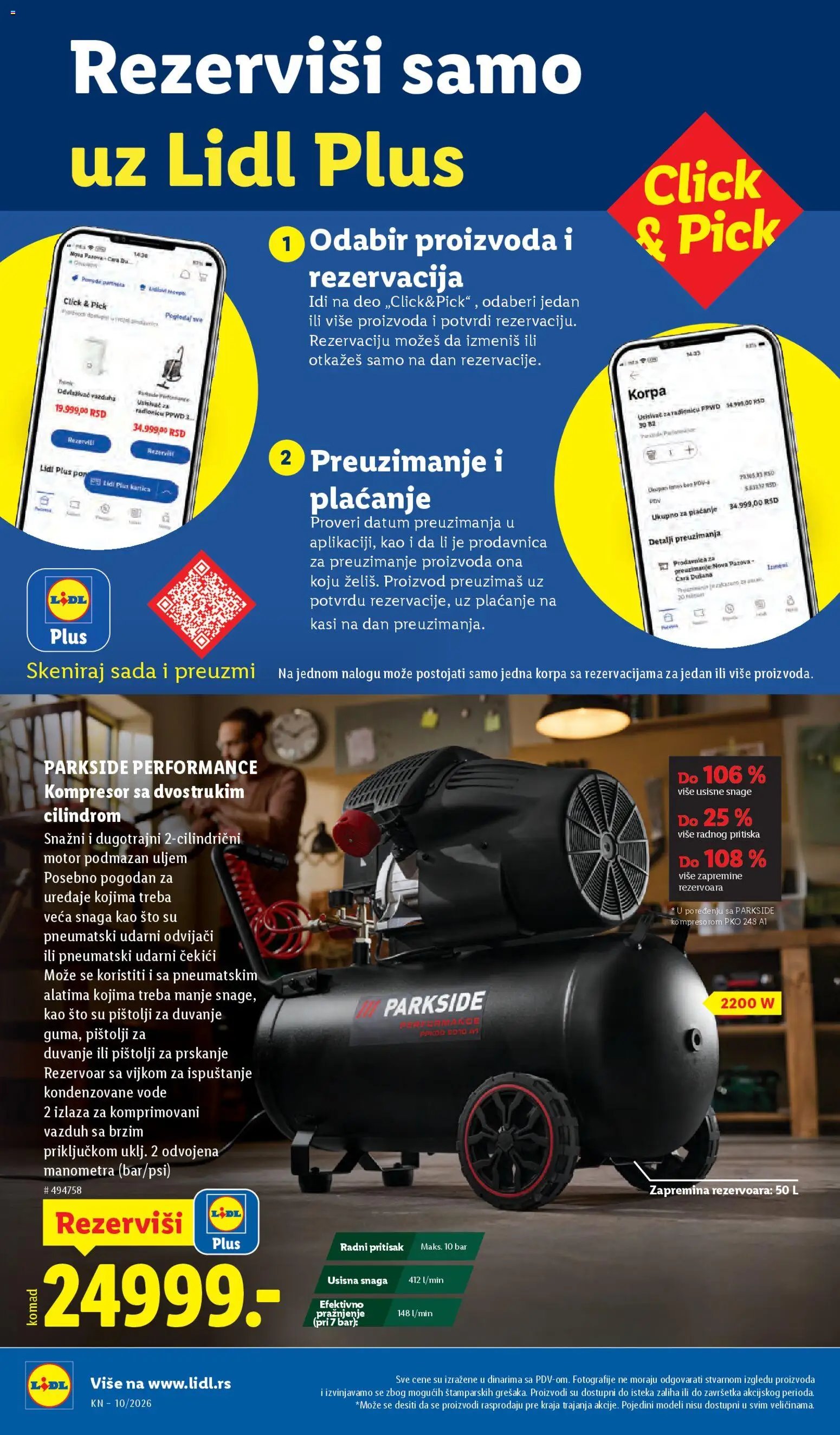 Lidl katalog - važi od 05.03.2026 | Strana: 92 | Proizvode: Usisivač, Parkside, Sto, Korpa