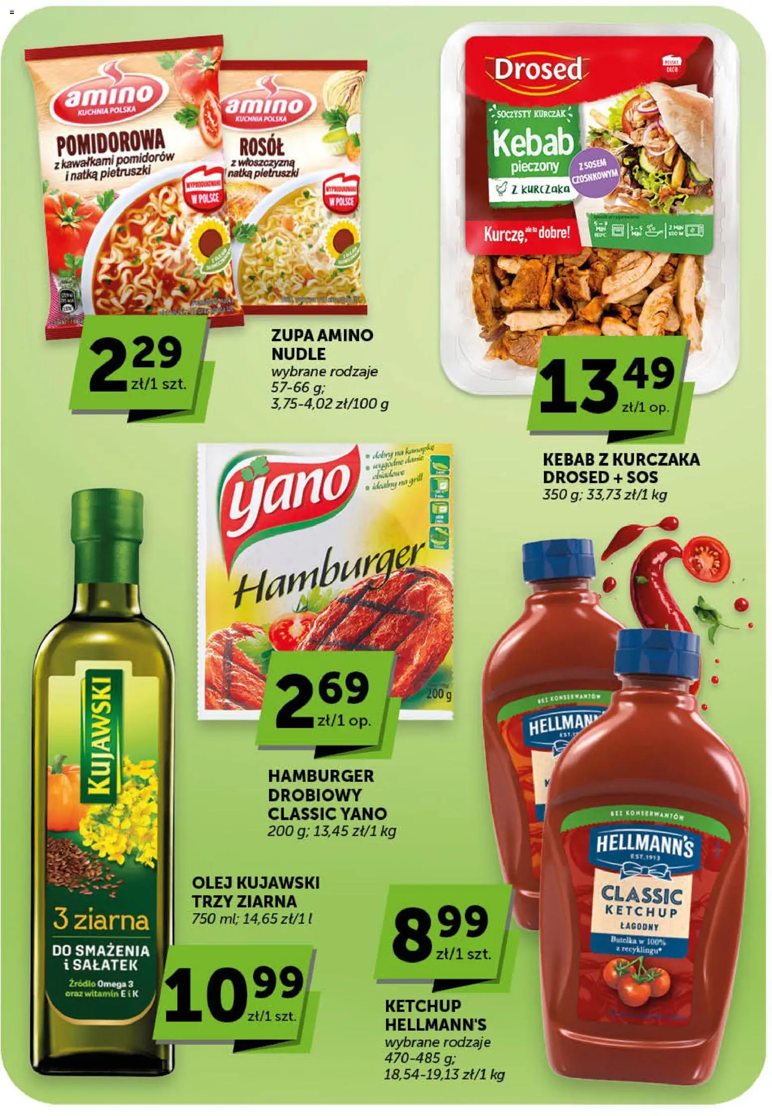 ABC gazetka od 16.04.2026 | Strona: 25 | Produkty: Ketchup, Hamburger, Zupa, Sos