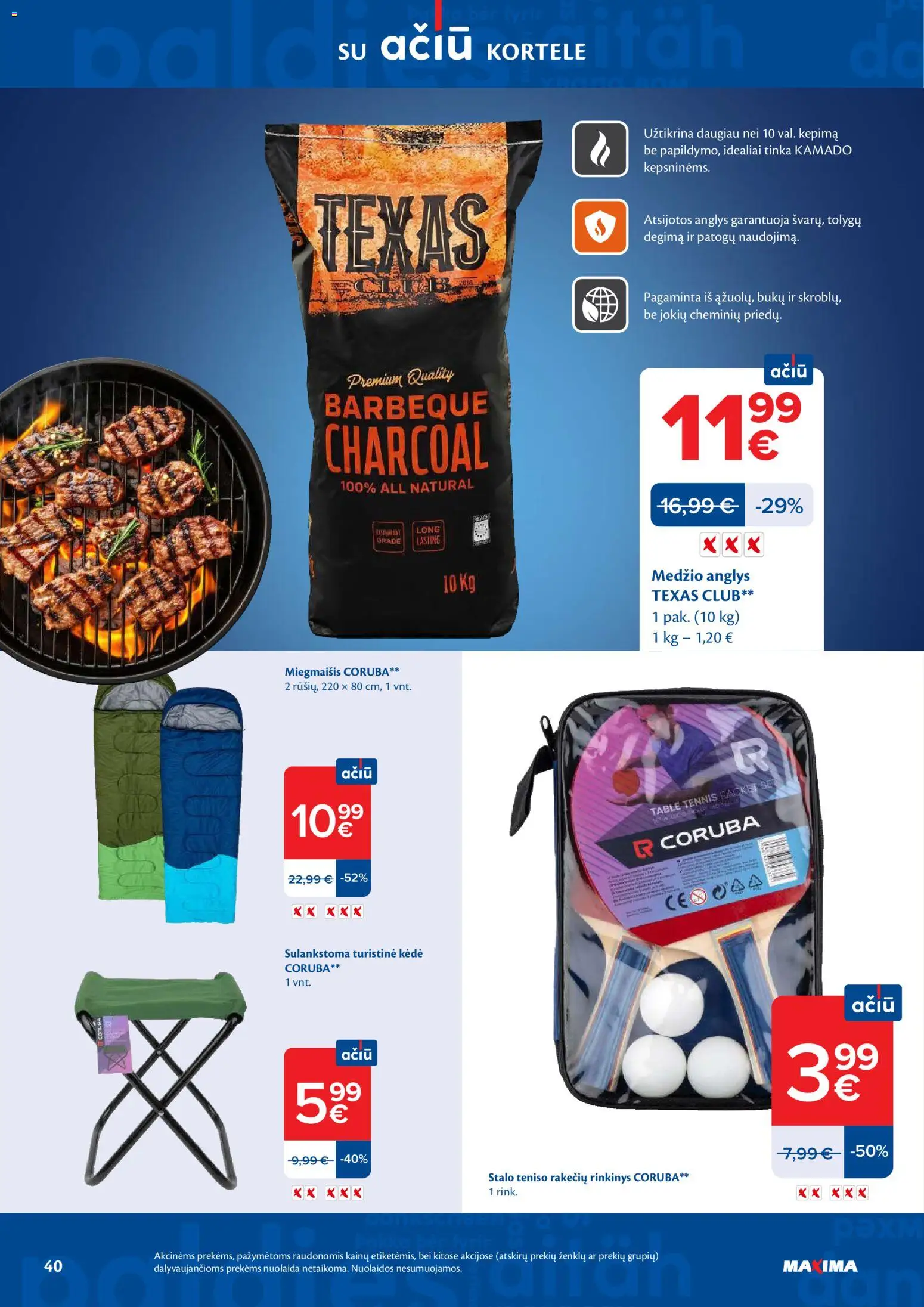 MAXIMA akcijos nuo 14.04.2026 | Puslapis: 40 | Prekių: Kėdė