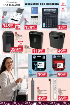 Pogląd oferty "Selgros cash&carry Gazetka - Biuro" - ważna od 04.12.2025 | Strona: 10 | Produkty: Kalkulator, Niszczarka