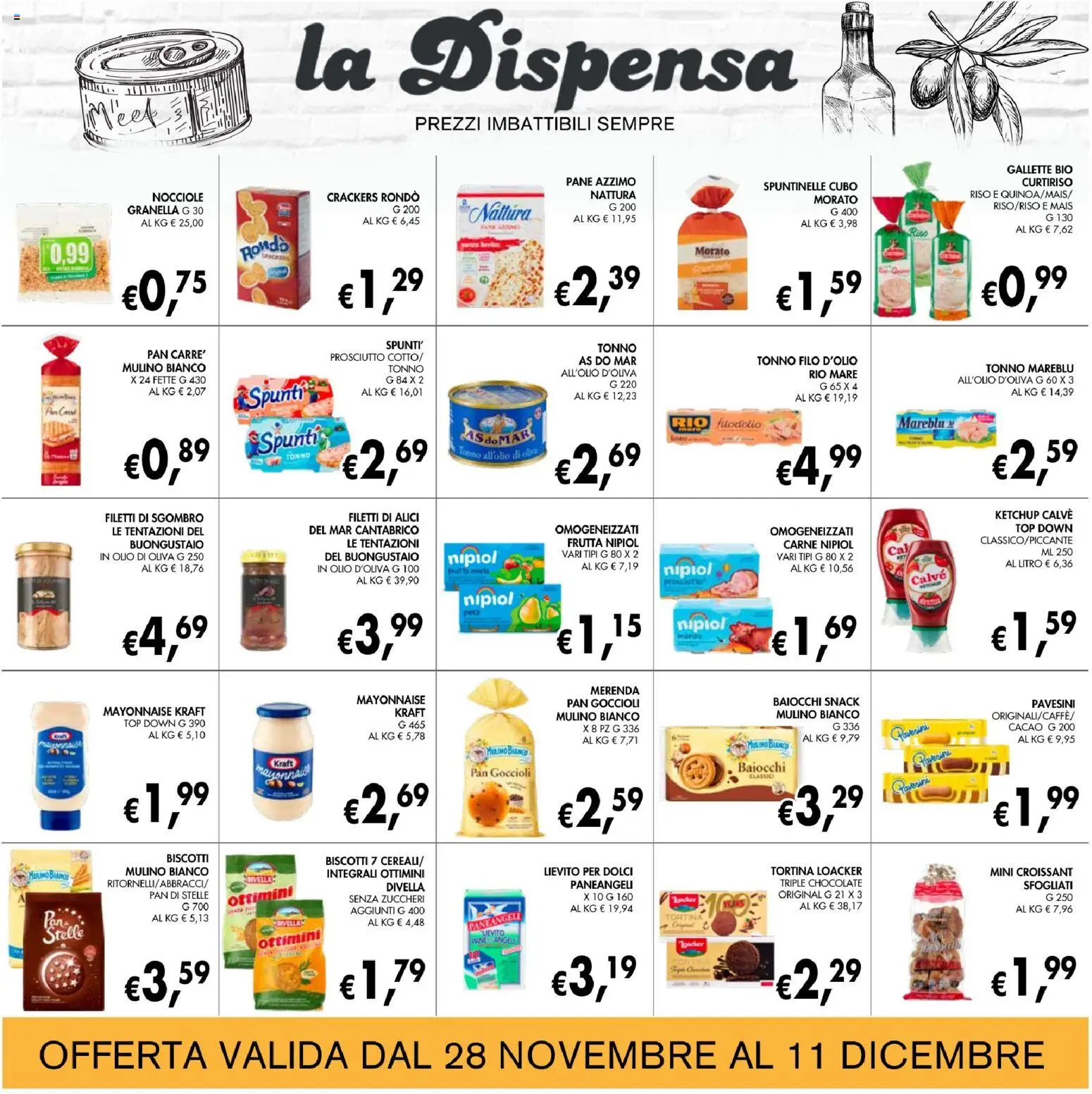 Volantino Coal del 28.11.2025 | Pagina: 15 | Prodotti: Pane, Frutta, Prosciutto, Cacao