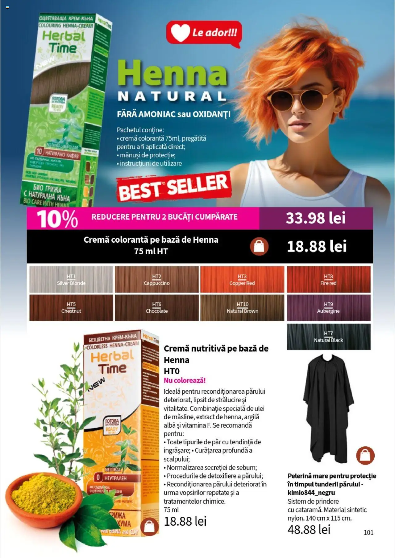 Catalog Lady’s – valabil de la 01.08.2025 | Pagină: 101 | Produse: Şerit ödül, Mănuși, Cremă, Ulei