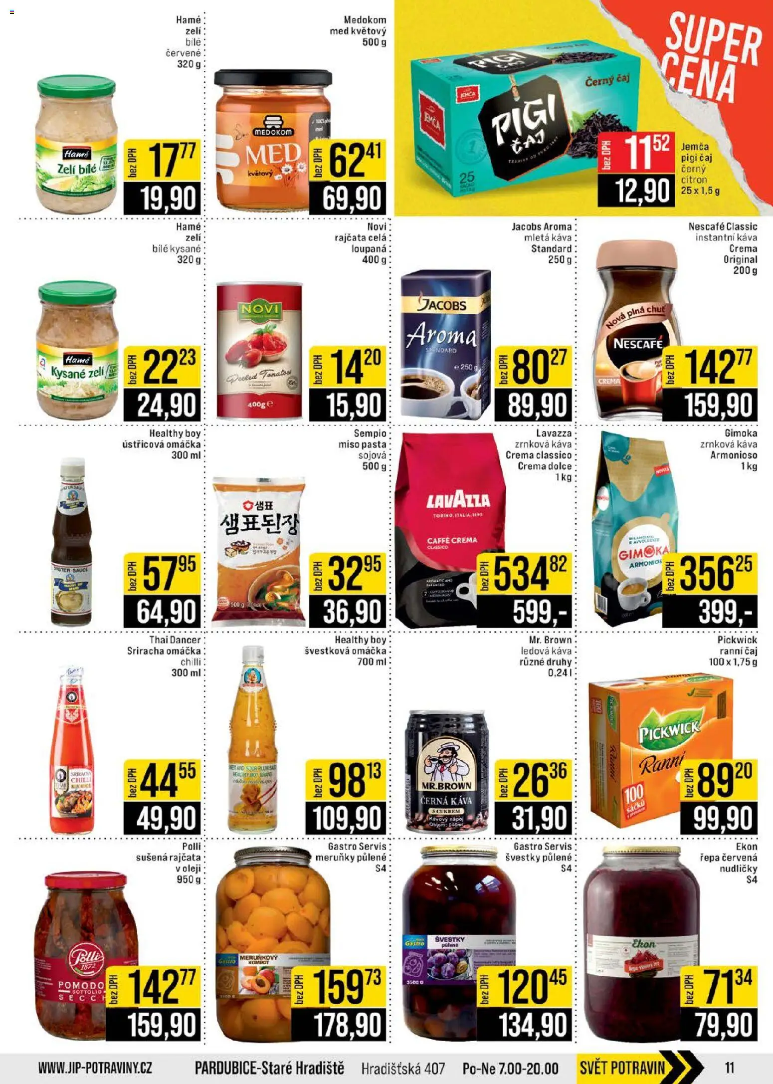 Jip leták - Cash & Carry od 14.01.2026 | Strana: 11 | Produkty: Ledová káva, Miso pasta, Jacobs, Crema