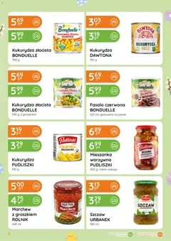 Pogląd oferty "Eurocash gazetka - Kulinarka Wielkanocna" - ważna od 12.03.2026 | Strona: 7 | Produkty: Kukurydza, Fasola czerwona, Warzywa