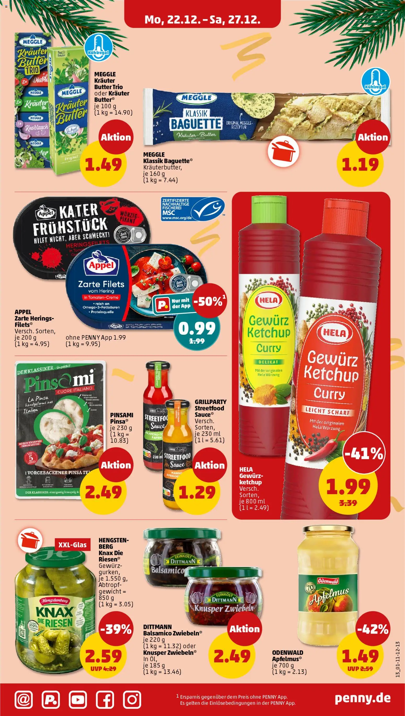 Penny Prospekt 	 – gültig ab 22.12.2025 | Seite: 17 | Produkte: Gewicht, Baguette, Kräuterbutter, Knoblauch