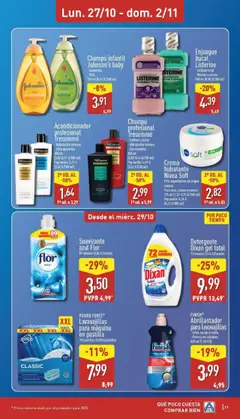 Vista previa Suavizante azul Flor, 89 lavados válido desde el 27.10.2025 | Página: 11 | Productos: Enjuague bucal, Κρεμάστρα, Crema, Crema hidratante