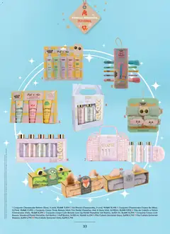 Pré-visualização Auchan - Vem aí o Natal válido de 06.11.2025 | Página: 33 | Produtos: Gloss, Puff, Banho, Creme