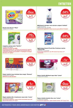 Monoprix - Prévisualisation de Monoprix catalogue valide à partir de 17.02.2026 | Page: 49 | Produits: Citron, Papier toilette, bloc WC, Balai