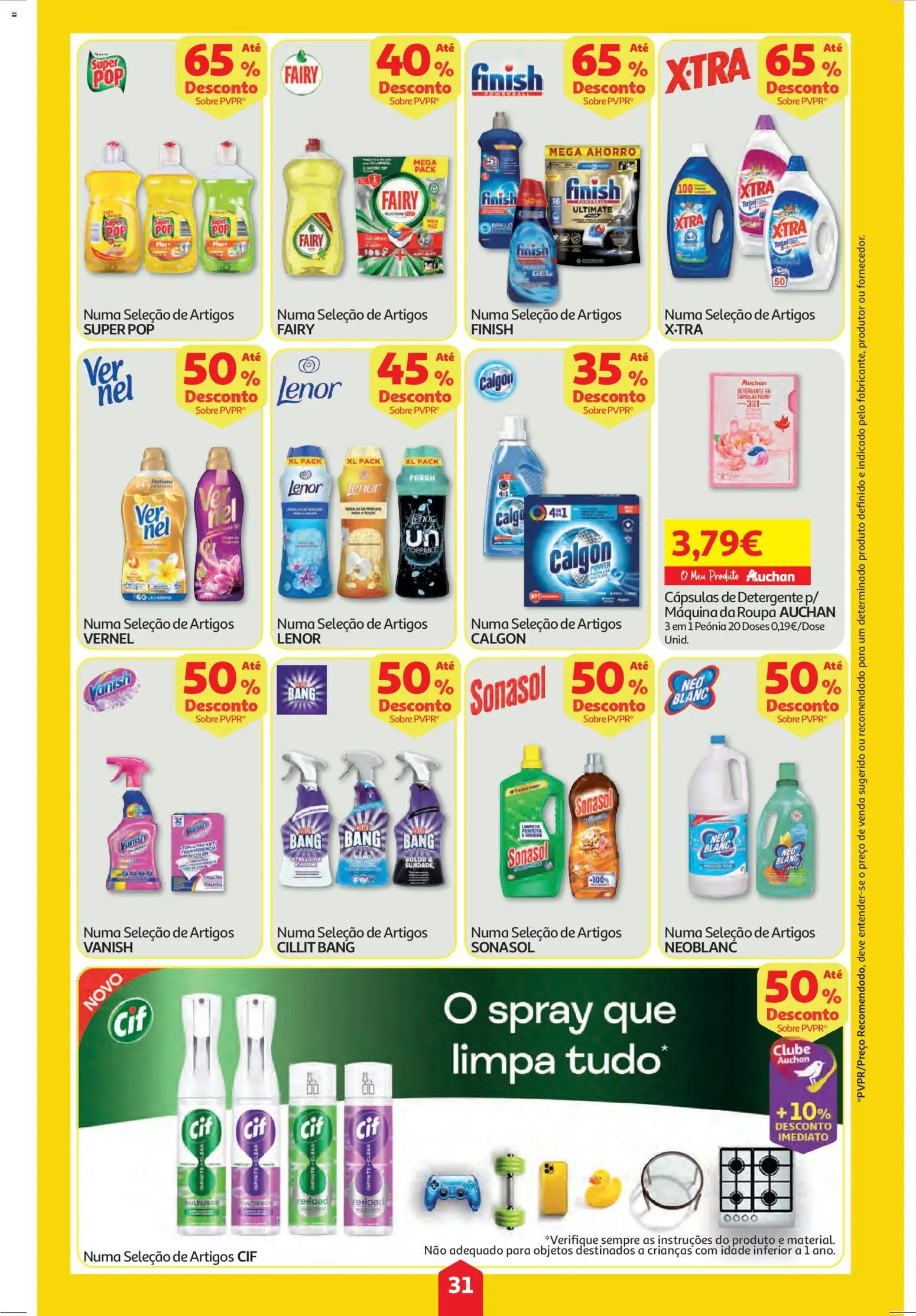 Auchan folheto │ válido de 27.11.2025 | Página: 31 | Produtos: Detergente, Mesa