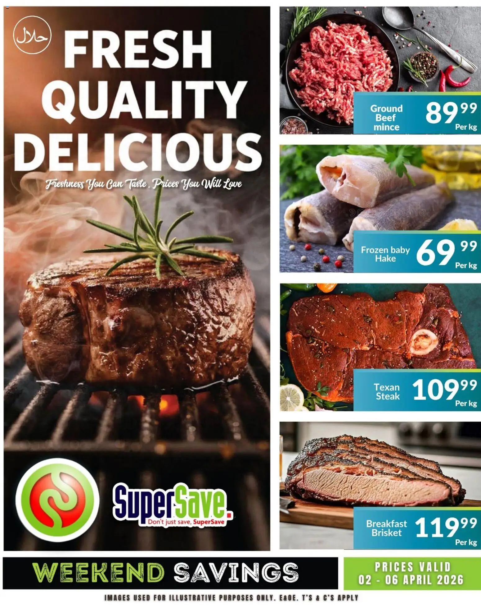New Super Save catalogue – valid from 02.04.2026 | Page: 3 | Products: Steak, Beef