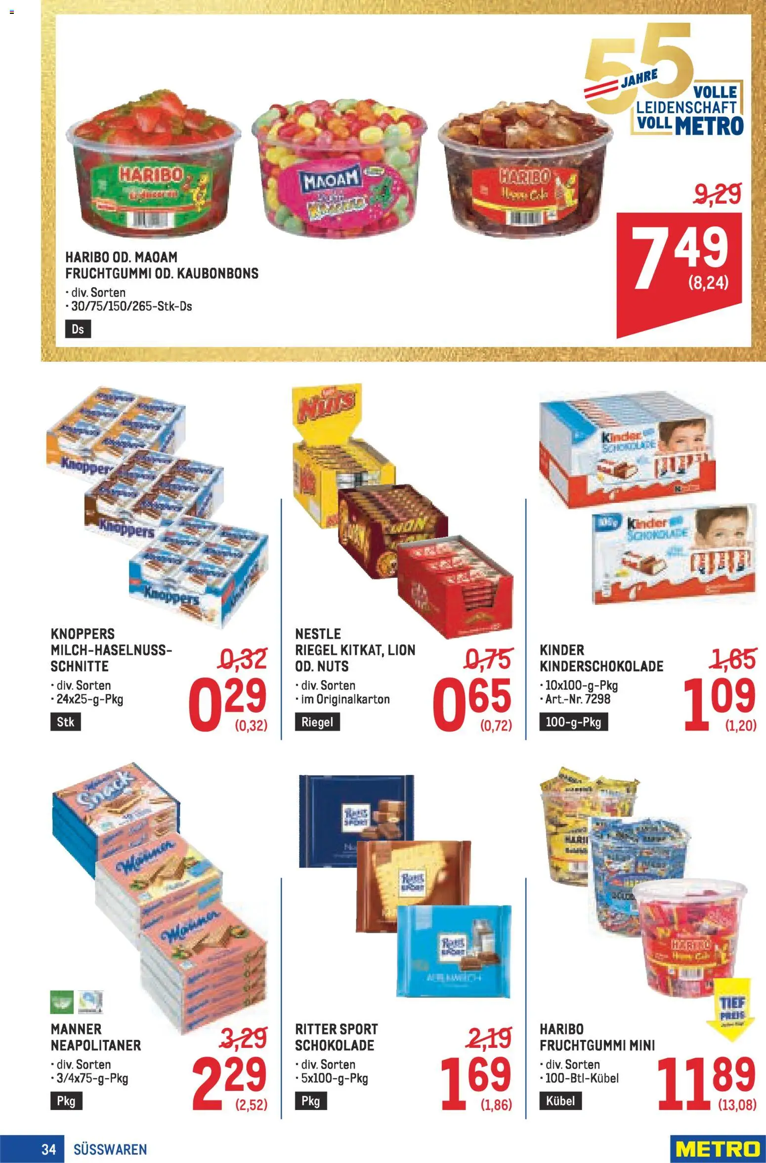 Metro angebote Profi MP08 gültig ab 02.04.2026 | Seite: 34 | Produkte: Schokolade