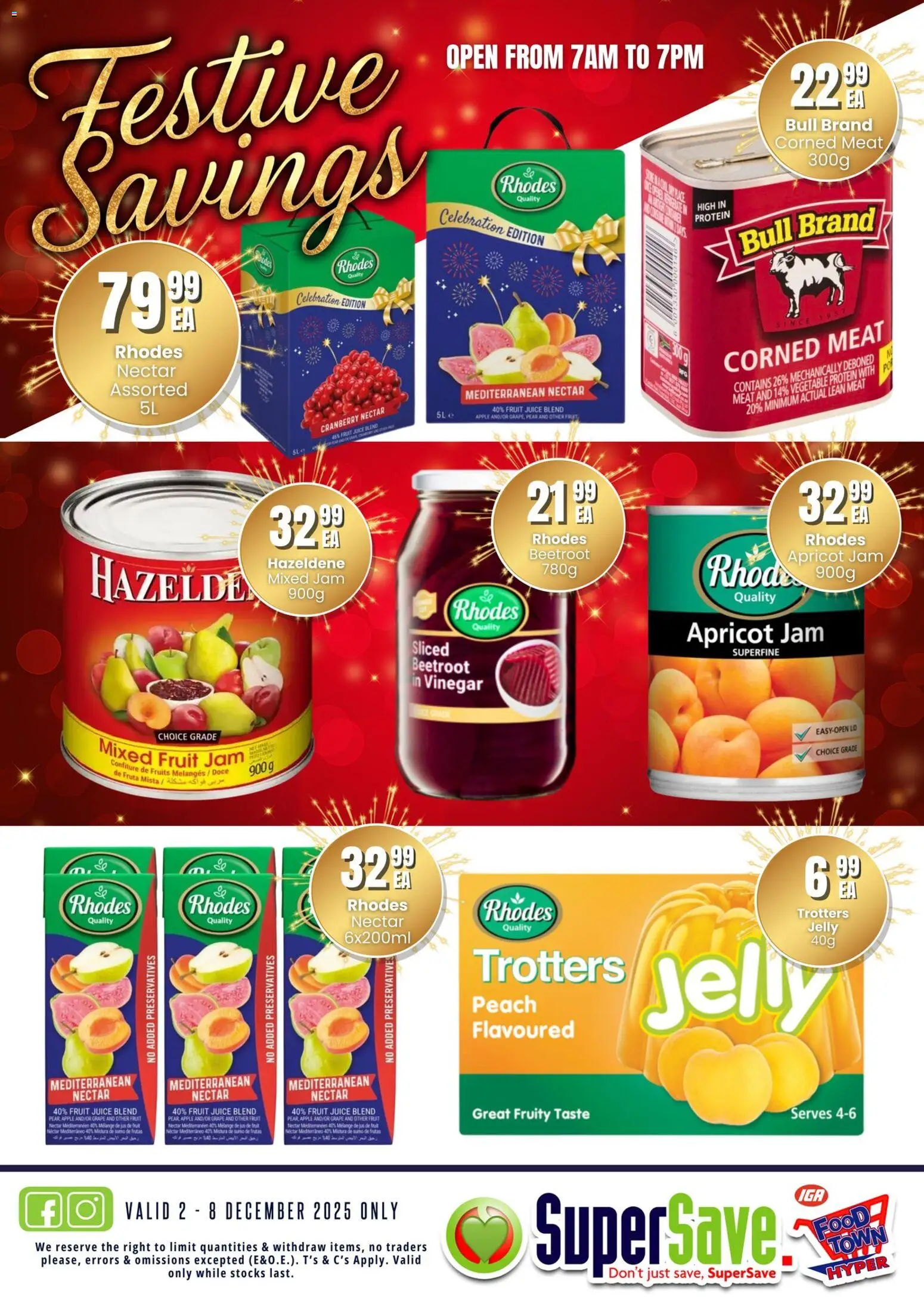 New Super Save catalogue – valid from 02.12.2025 | Page: 25 | Products: Jam, Juice, Fruit, Peach