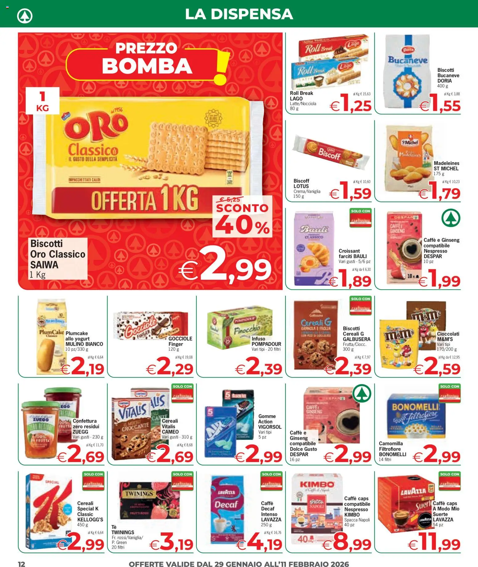 Volantino Eurospar del 29.01.2026 | Pagina: 12