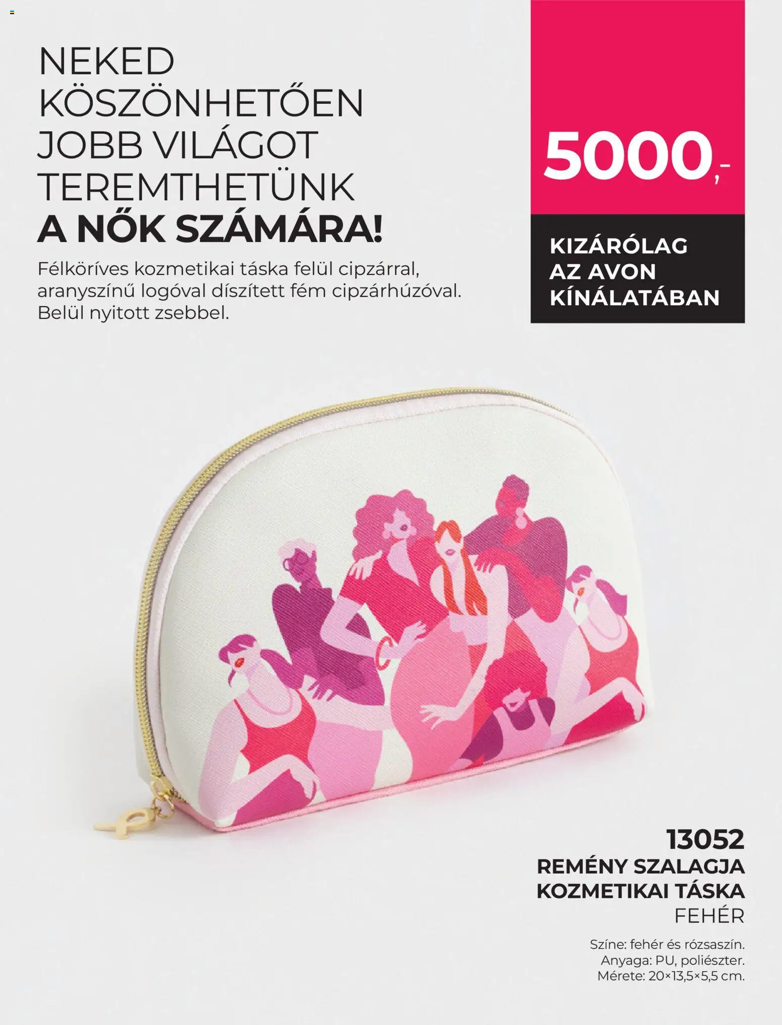 Avon akciós ujság - amely érvényes a következő dátumtól: 01.01.2026 | Oldal: 10 | Termékek: Táska, Kozmetikai táska