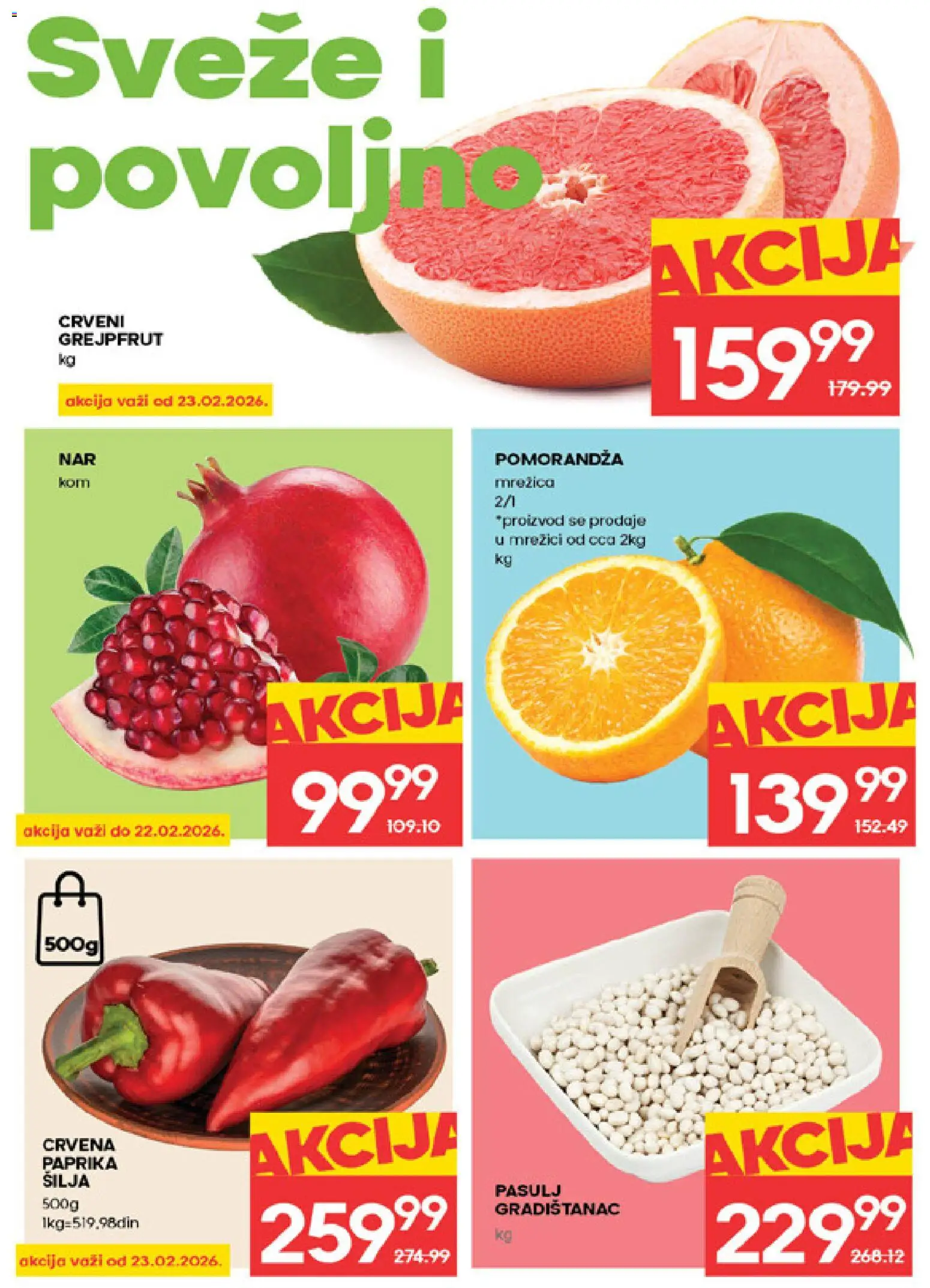 Idea katalog - važi od 19.02.2026 | Strana: 2 | Proizvode: Pasulj, Paprika, Pomorandza
