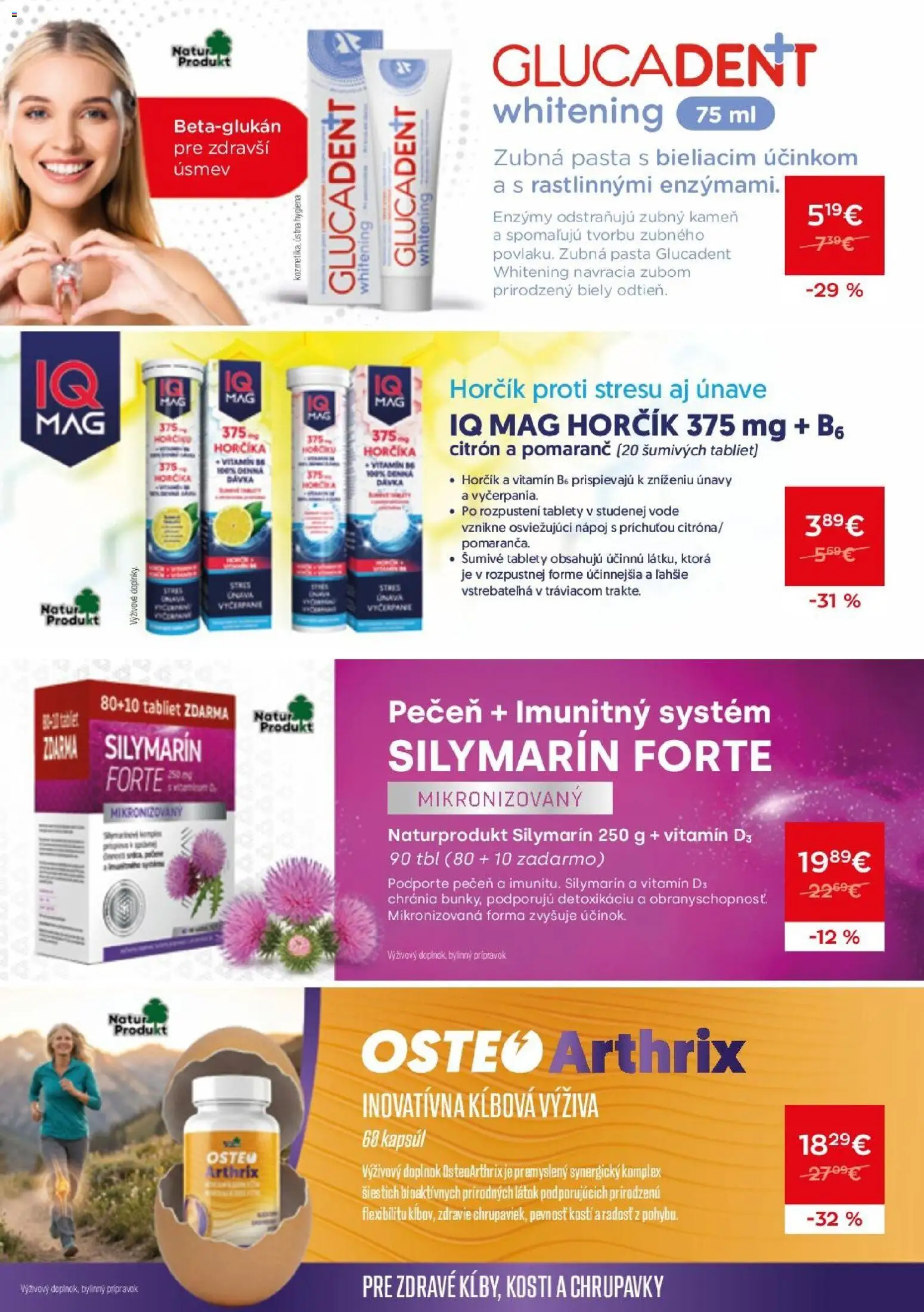 Nové Schneider lekáreň akcie – leták je platný od 01.04.2026 | Strana: 11 | Produkty: Zubná pasta