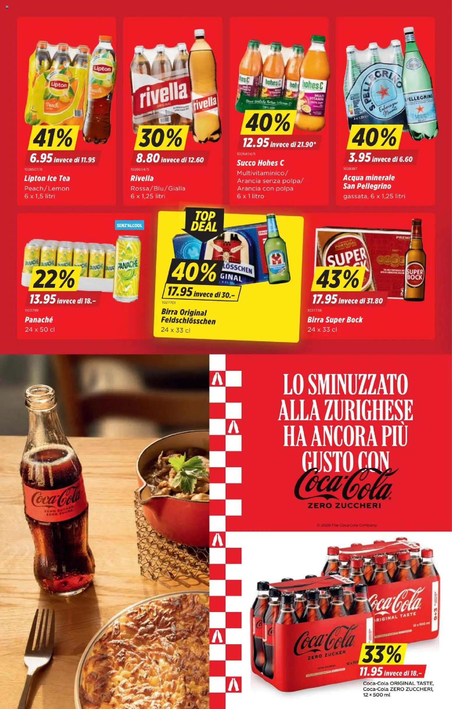 Denner Aktionen IT – gültig ab 12.02.2026 | Seite: 12 | Produkte: Coca Cola, Zucker