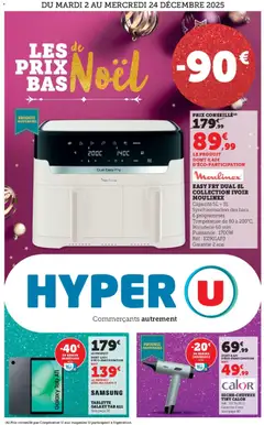 Hyper U - Prévisualisation de Hyper U - Noël à prix bas valide à partir de 02.12.2025