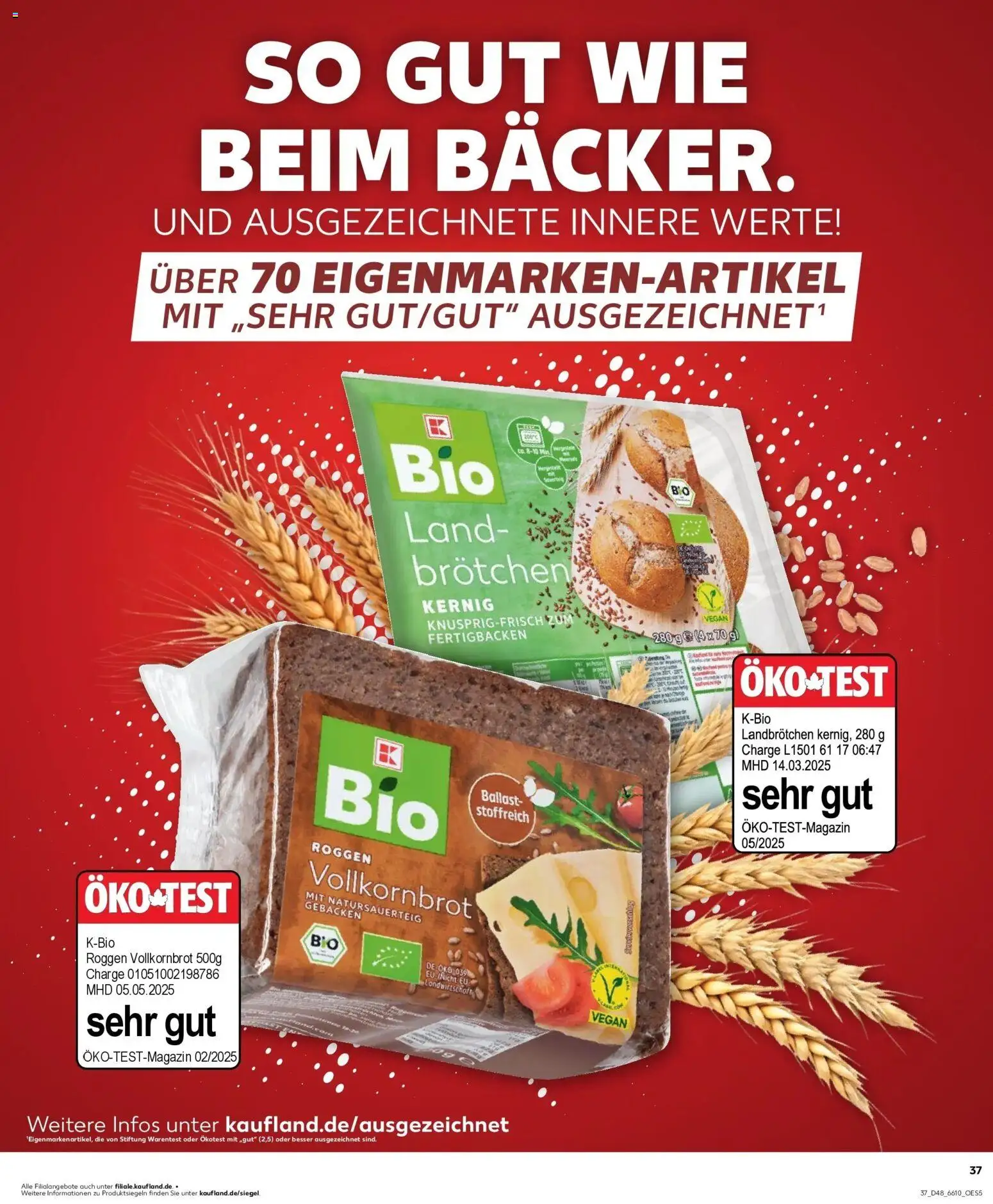Kaufland prospekt Marktredwitz	 – gültig ab 30.11.2025 | Seite: 37 | Produkte: Vollkornbrot