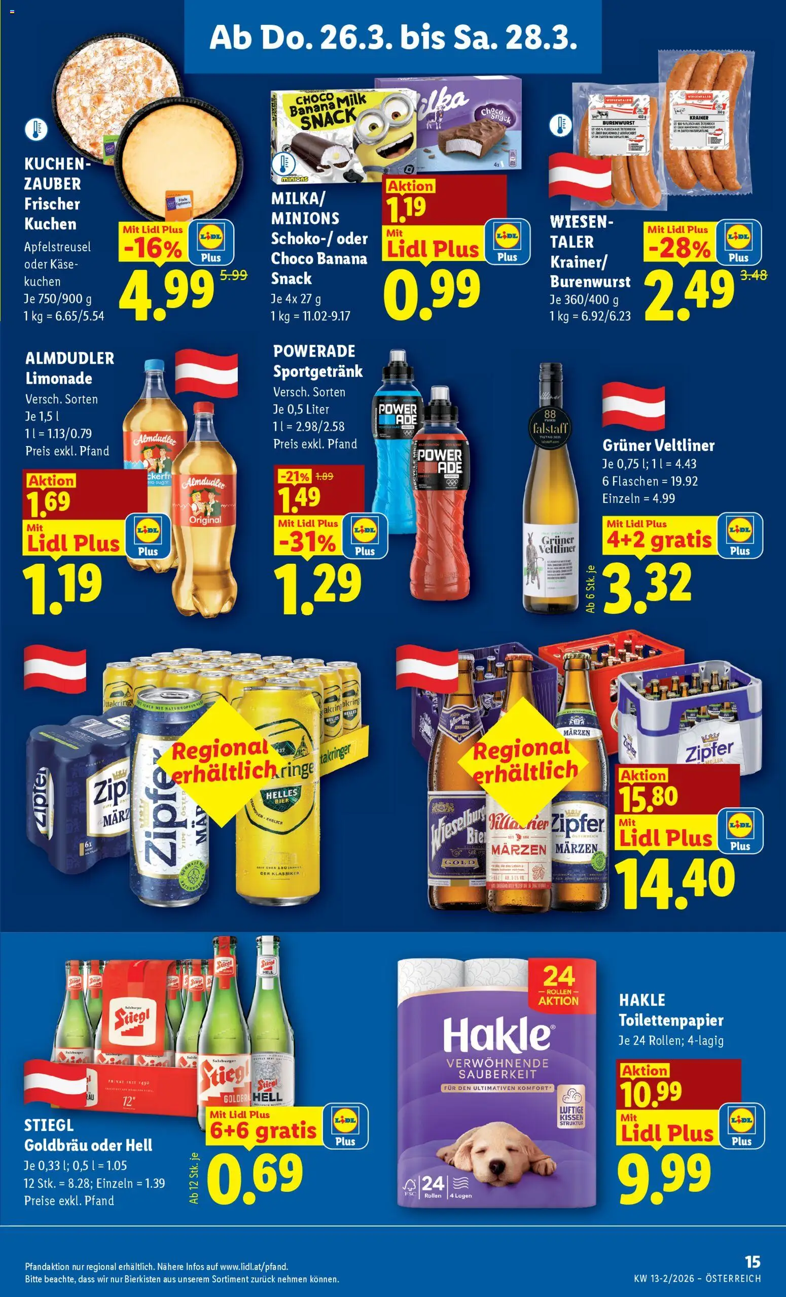 Lidl - Flugblatt gültig ab 26.03.2026 | Seite: 17 | Produkte: Kissen, Käse