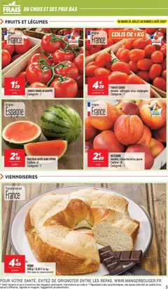  | Page: 5 | Produits: Nectarine, Pastèque, Tomate cerise, Viennoiseries