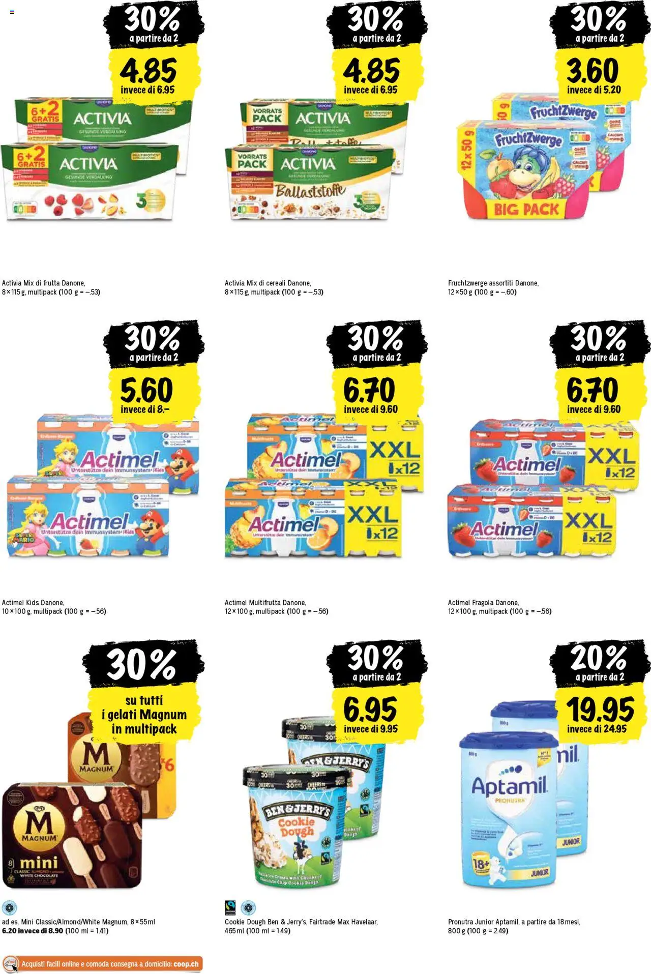 Coop - Una settimana di azioni – gültig ab 23.10.2025 | Seite: 25 | Produkte: Actimel, En Kommode