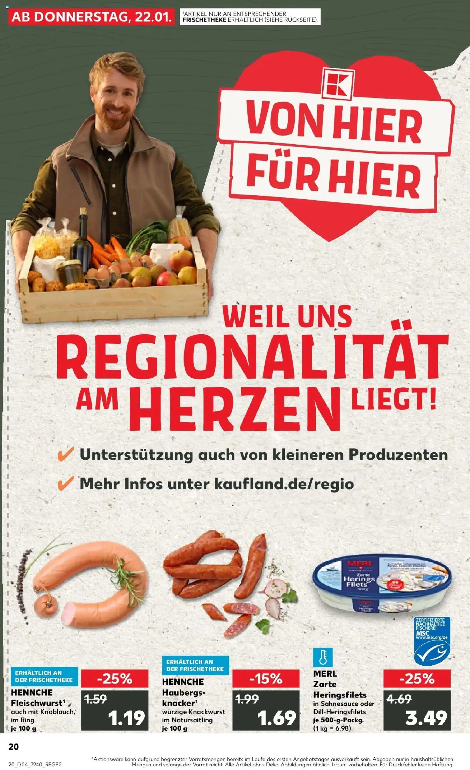 Prospekt Kaufland ab 25.01.2026 » Angebote Online zum Blättern | Seite: 20