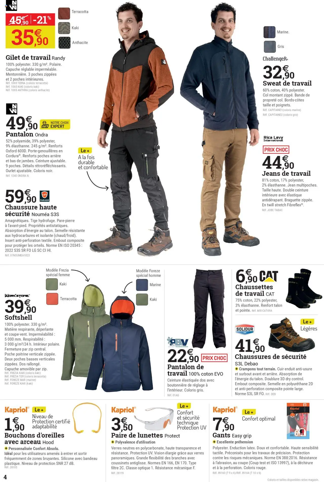 | Page: 4 | Produits: Jeans, Gilet, Gants, Lunettes