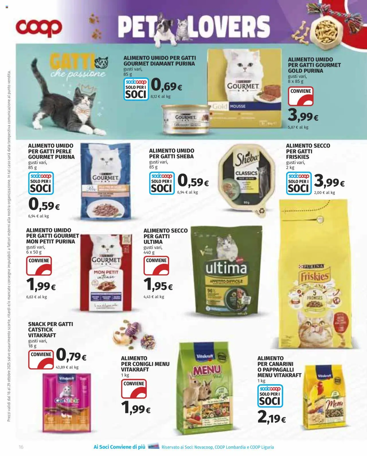 Volantino COOP del 16.10.2025 | Pagina: 16 | Prodotti: Data