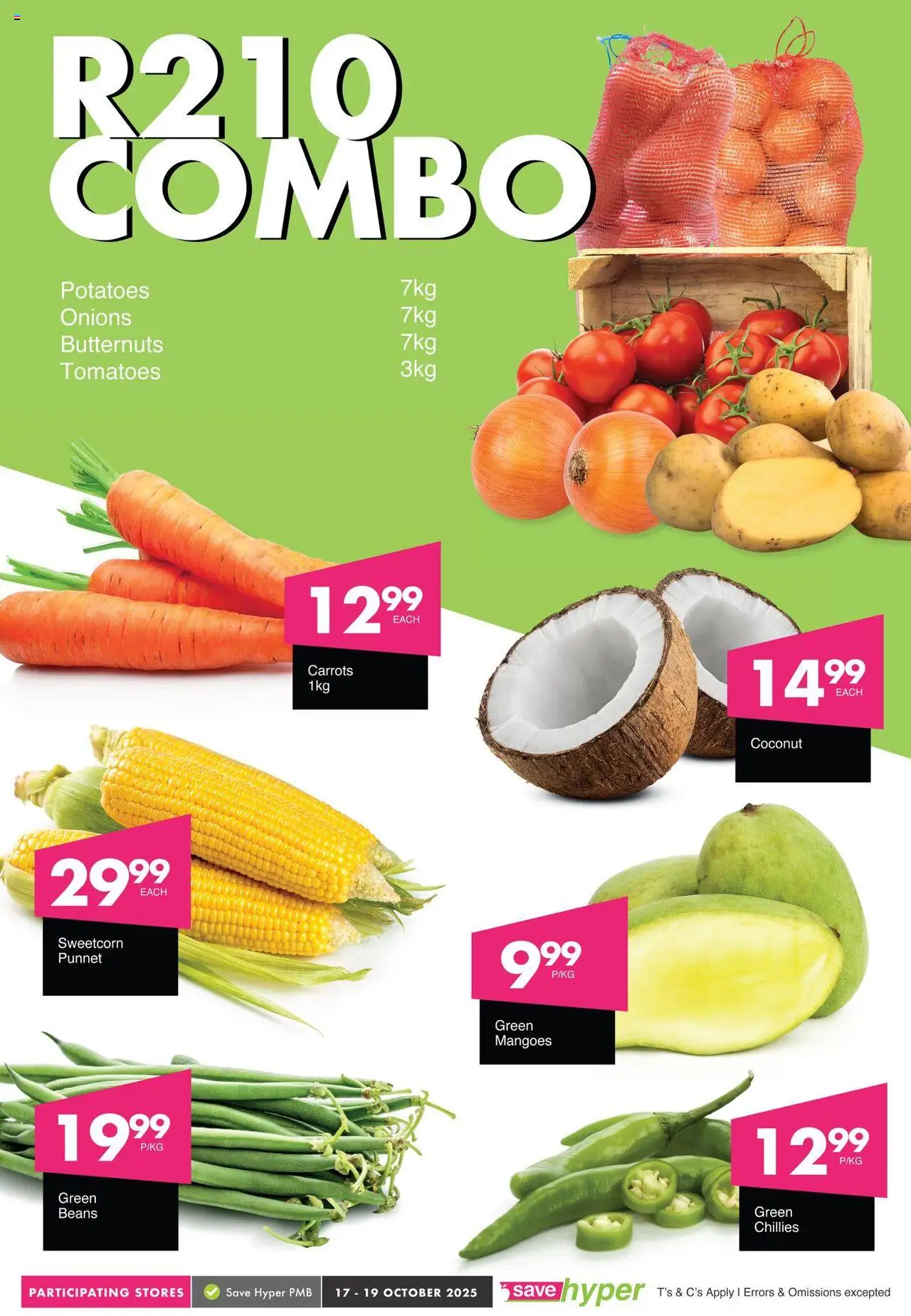 New Save catalogue – valid from 17.10.2025 | Page: 4 | Products: Beans, Tomatoes, Potatoes, Onions