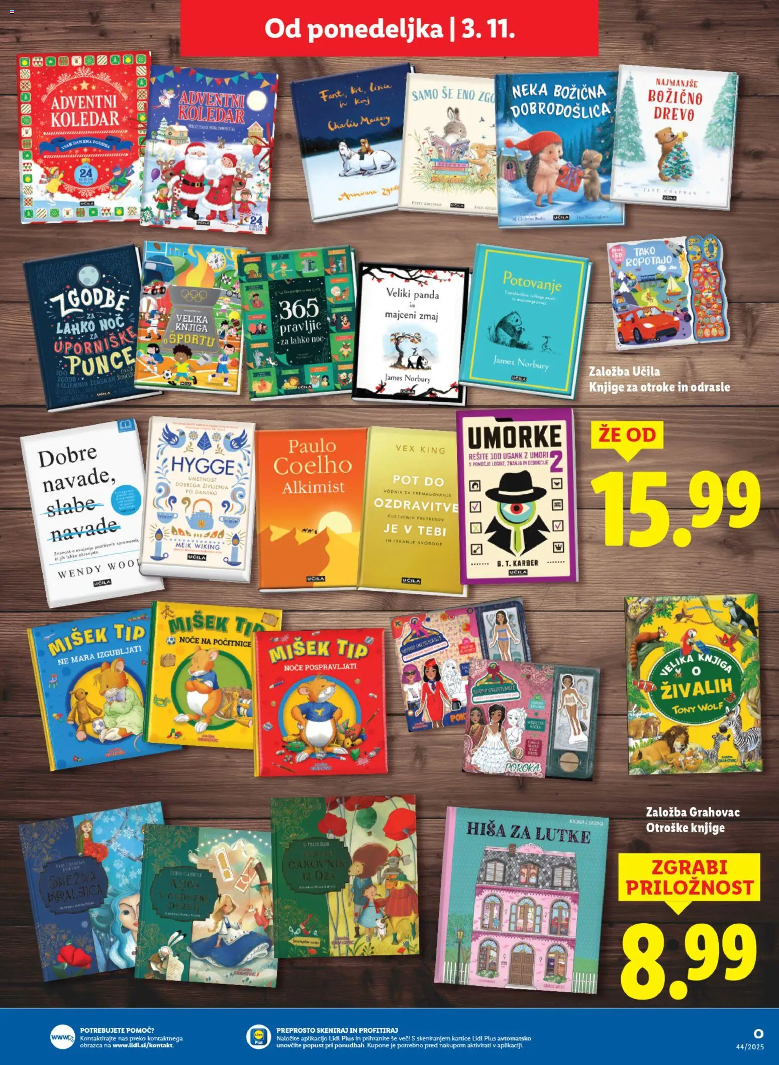Novi Lidl katalog ponudbe – veljaven od 29.10.2025 | Stran: 73 | Izdelki: Knjige za otroke, Knjiga