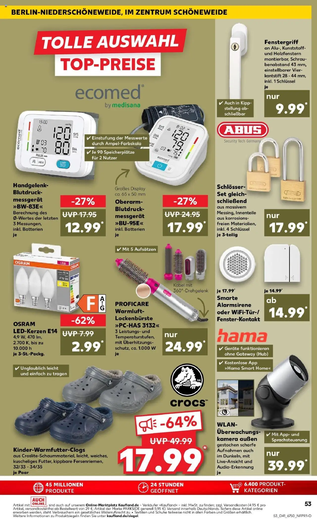 Kaufland prospekt Berlin	 – gültig ab 13.10.2025 | Seite: 53 | Produkte: Kamera, Kabel, Batterien, Monitor
